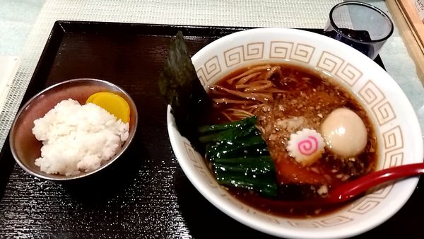 「八王子生姜醤油味玉ら～麺（８７０円）」@JAPANESE NOODLE HGNの写真