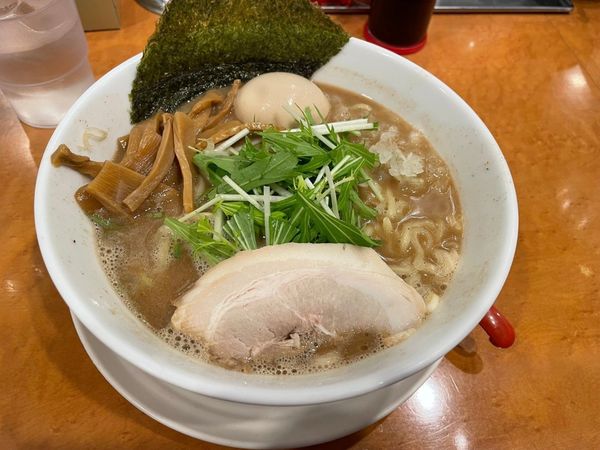 「節そば(大盛り無料)」@つけ麺中華そば 節 本八幡店の写真