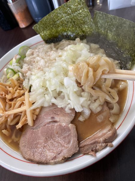 「らーめん(中)」@手打ち中華そば 酒田の写真