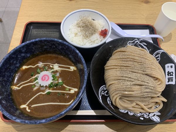 「濃厚カレーつけ麺追い飯セット」@松戸富田麺桜の写真