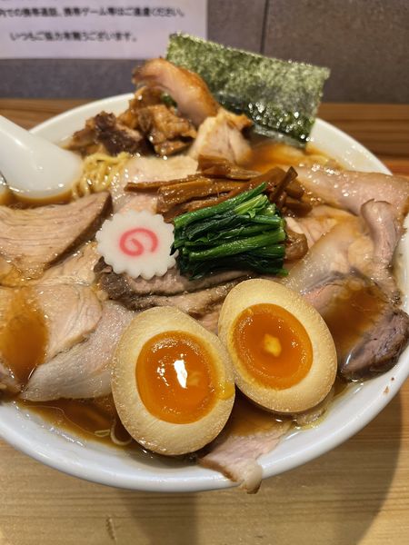 「大盛り醤油チャーシューメン」@オランダ軒の写真