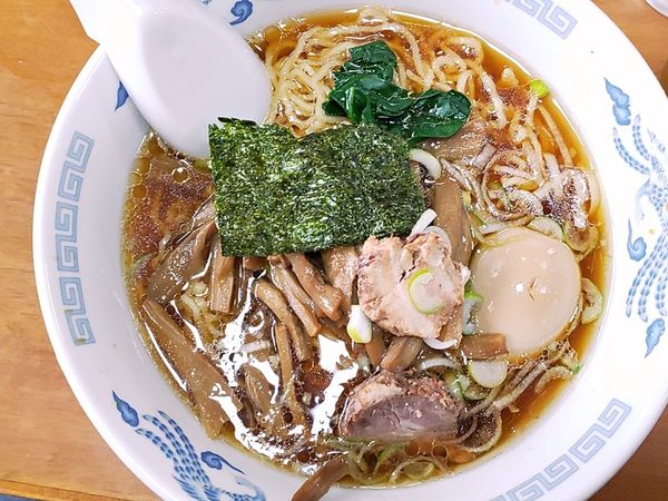 「支那竹そば＋味つけ玉子」@支那そば びぜん亭の写真