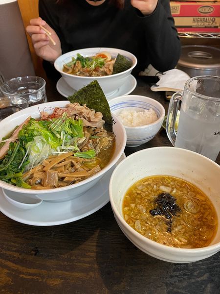 「せこ蟹出汁つけそば塩」@中華そば 半ざわの写真