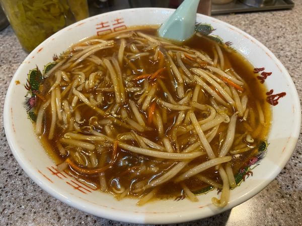「もやしそば🍜🥢」@ラーメン王 後楽本舗の写真