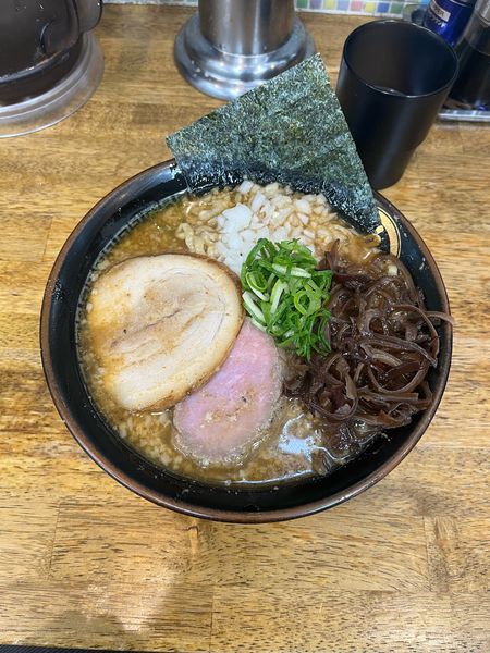 「背脂煮干しラーメン¥880」@中華蕎麦 丸め 東久留米店の写真