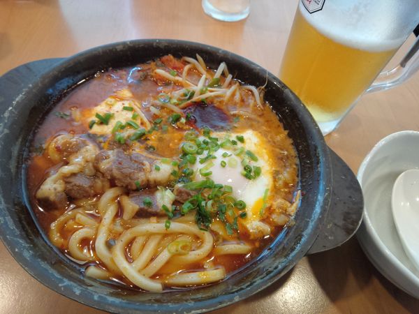 「牛チゲ　９８９円（クーポン５５０円）」@ガスト 荒川町屋店の写真