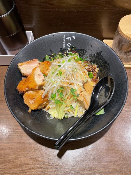 「まぜそば特製ラー油(800円)」@麺や かぐら 蒲田店の写真