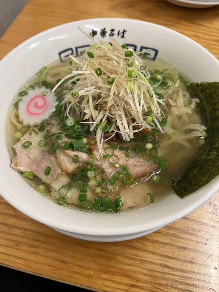 「生姜らーめん（平打ち麺）」@中華そば 馥の写真