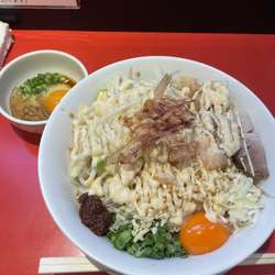 まぜそば¥930（麺少なめ）+すきやき¥120