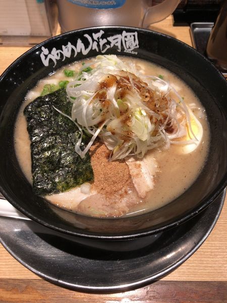 「豚そば銀次郎」@らあめん花月嵐 新大久保店の写真