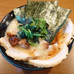 特製チャーシュー麺 塩 980円 + 半チャーハン 380円