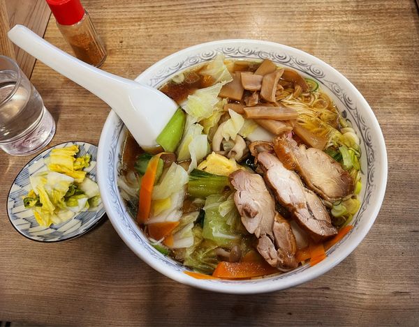 「五目中華そば」@いろは食堂 古川支店の写真