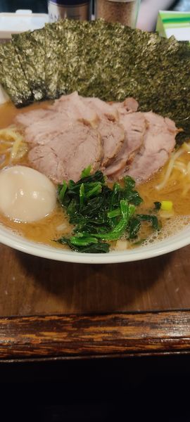 「チャーシュー麺　大　海苔　玉子」@ラーメンチョップの写真