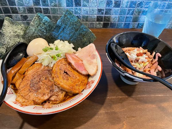 「特製辛あつそば1辛」@麺屋みつば＋クローバーの写真