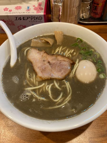 「にぼしそば+味玉」@瀬戸内らーめん＠伍式の写真