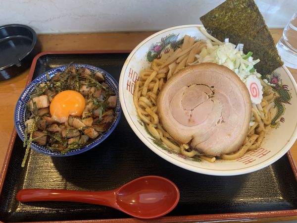 「油そばセット」@さんのじの写真