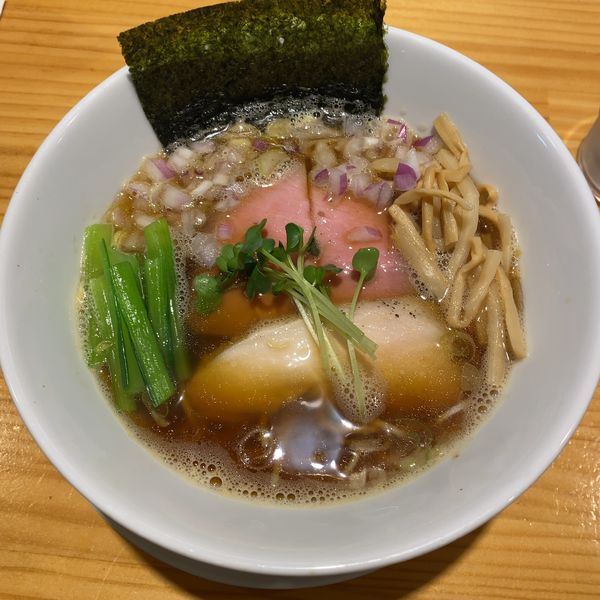 「ヒイラギ煮干しらーめん 850円」@麺ゃこもんの写真
