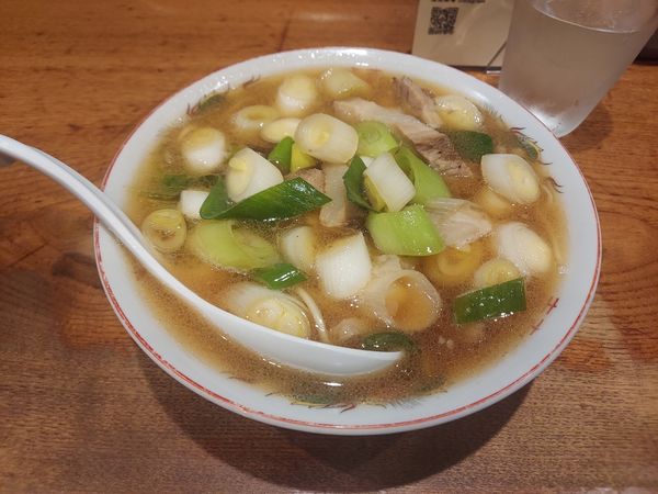 「ネギそば 並 950円」@渡なべの写真