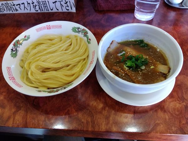 「冷つけ麺 大盛り」@つけ麺 目黒屋の写真