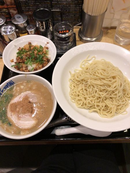 「豚そばつけ麺」@らあめん花月嵐 新大久保店の写真