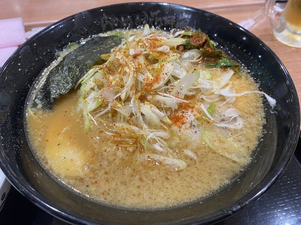 「嵐げんこつらあめん＋ネギ【サービス】（780円）」@らあめん花月嵐 北砂丸八通り店の写真