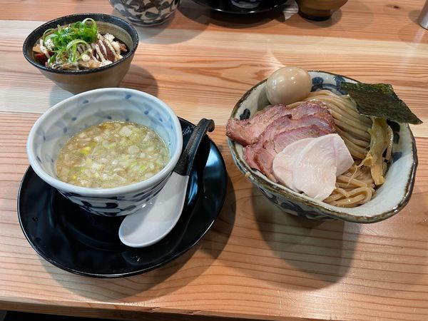 「「特級龍介つけ蕎麦」大400g」@特級鶏蕎麦 龍介 神栖店の写真