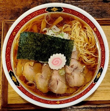 「支那そば(大盛り)」@自家製中華そば 麺の虜の写真