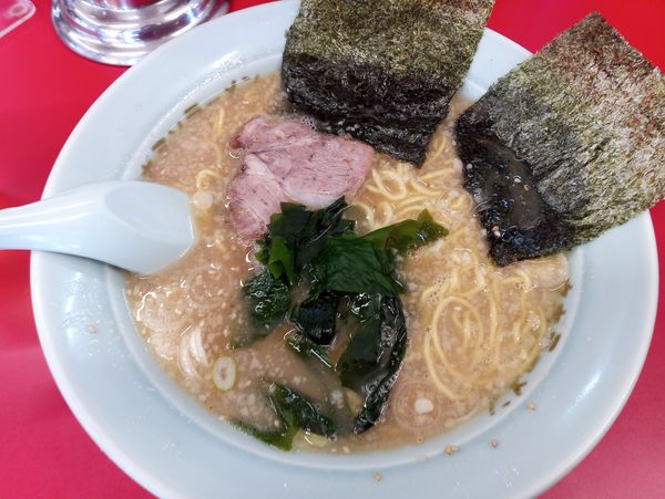 「味噌ラーメン(麺普通味濃いめ油多め)730円」@ラーメンショップ 新柏店の写真