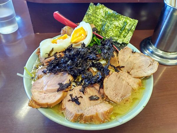 「ネギチャーシューメン」@ラーメンショップ 二ツ橋店の写真