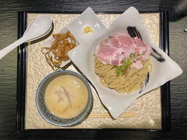 「つけ麺」@鶏soba 座銀 南船場にぼし店の写真