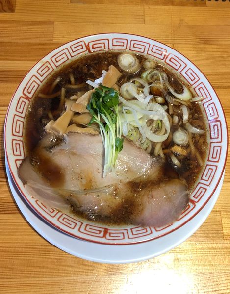 「サバ醤油そば（750）」@サバ6製麺所 阪急梅田店の写真