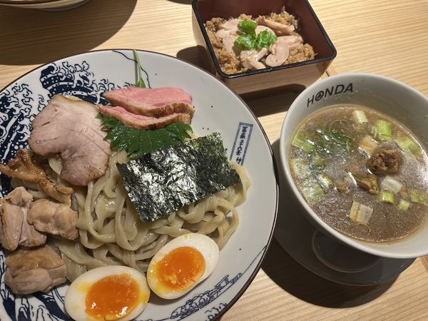 「つけ麺特上（醤油）」@本田麺業 神田西口駅前店の写真