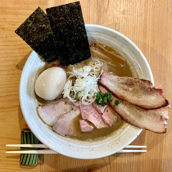 「クラフト麦酒＋純米大吟醸花陽浴→ 特製濃厚豚骨魚介らぁ麺 他」@KEN軒の写真