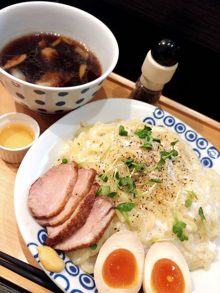 「とろろ鴨つけ麺」@鴨ふじの写真