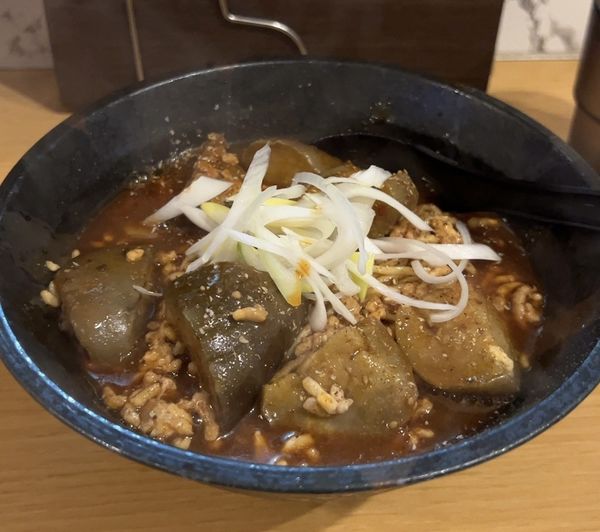 「麻婆ナスの油そば」@ラーメン大地の写真
