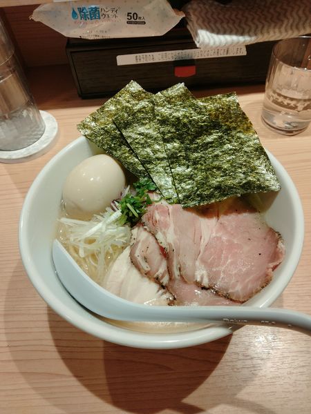 「特製中華そば塩」@貝出汁中華そば くらむの写真