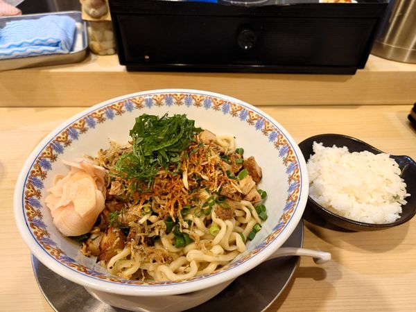 「まぜそば(流星群)900円」@中華そば すばる食堂の写真