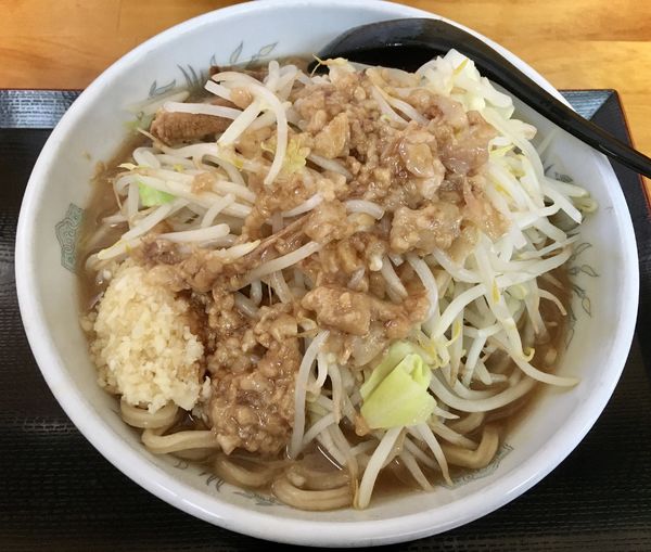 「もやしラーメン(850¥)」@地鶏ラーメン 赤大屋の写真