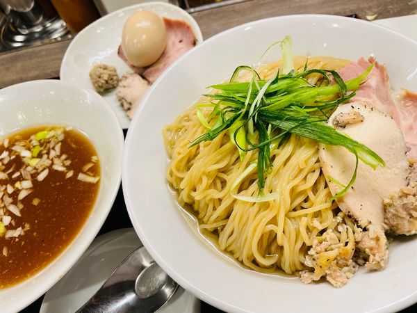 「昆布水淡麗鶏つけめん 他 1,430円」@つけめんTETSU 阪急三番街店の写真