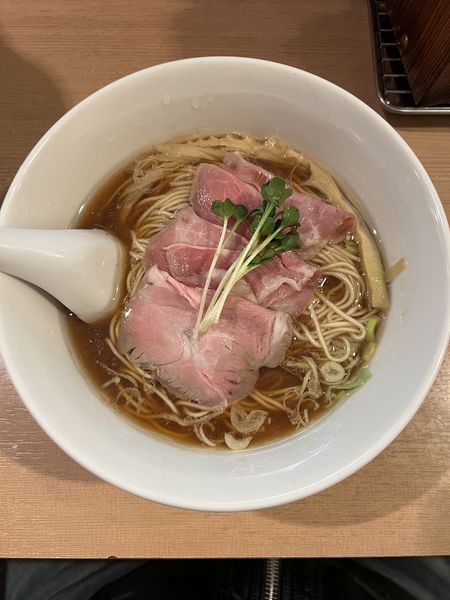 「牛貝清湯醤油中華そば 900円」@中華そば 流川の写真