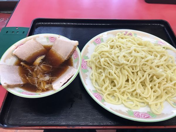 「つけ麺チャーシュー入り」@丸長 つくば店の写真