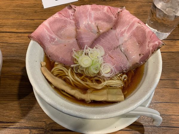 「真竹MADAKE880円+炙りレア焼豚丼270円」@麺屋 聖 栄店の写真