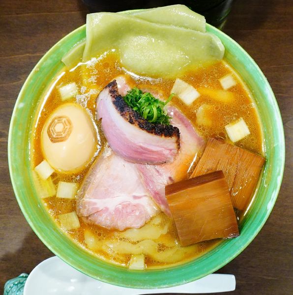 「特製手打中華蕎麦（醤油）＋えらべるお酒」@手打麺祭 かめ囲の写真