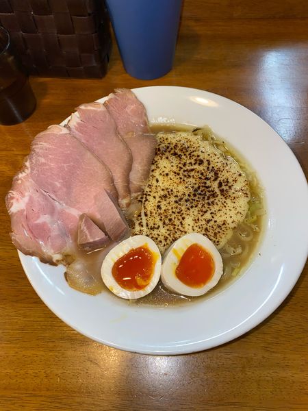 「燻製牡蠣のフォルマージュらぁ麺特製¥1,450円(期間限定)」@らぁ麺はうす Sumika0の写真