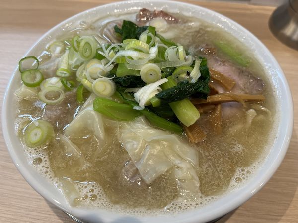 「ワンタンメン（塩）」@桜上水 船越の写真