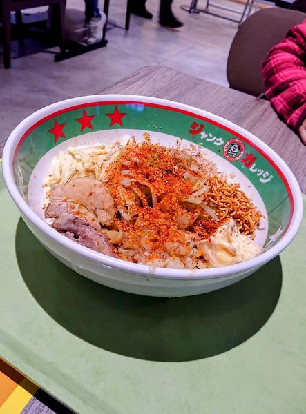 「まぜそば」@ジャンクガレッジ イオンタウンふじみ野店の写真