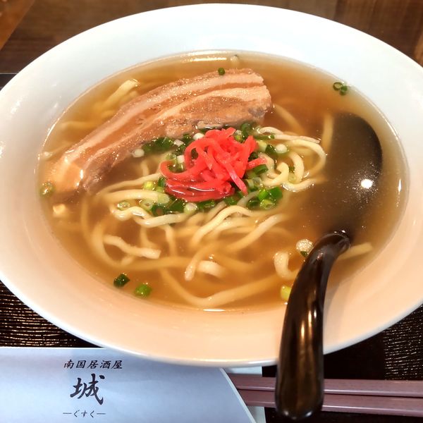 「三枚肉そば（￥500）」@南国居酒屋 城の写真