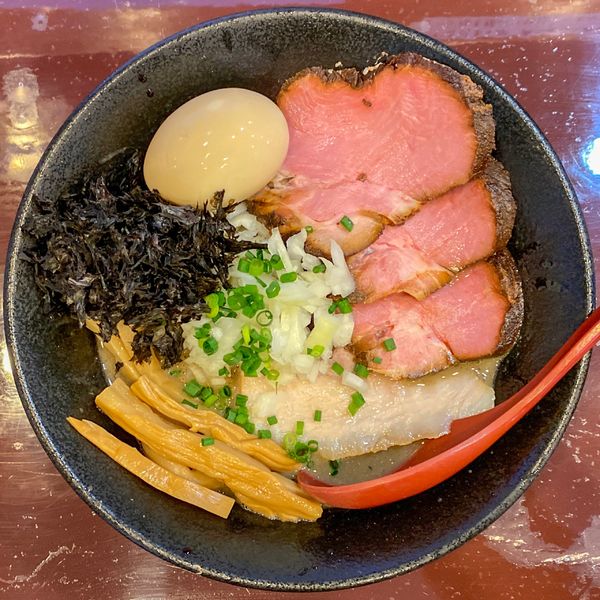 「特製濃厚煮干しそば ¥1,350」@麺屋 照の坊の写真