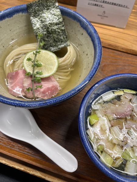 「昆布水つけ麺塩」@YOKOKURA STOREHOUSEの写真