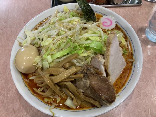 「中華そば（並）坦々&野菜」@所沢大勝軒の写真